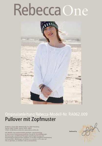 Pullover mit Zopfmuster