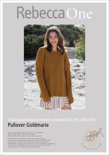 Anleitung - Pullover Goldmarie