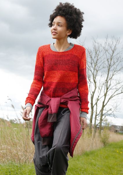 Melierter Pullover