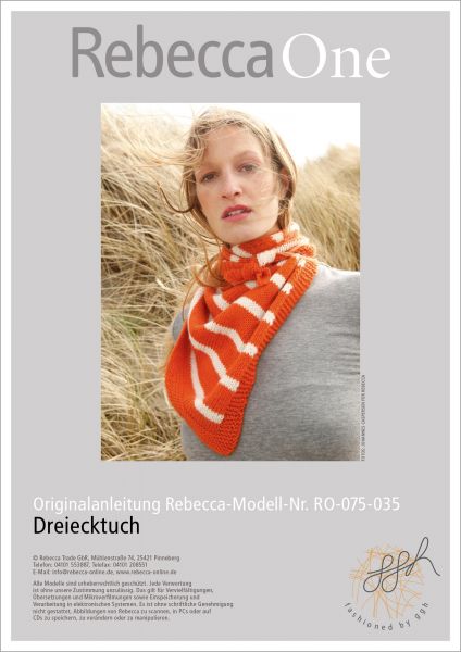 Strickanleitung - Dreiecktuch