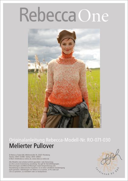 Knit pattern – mottled jumper