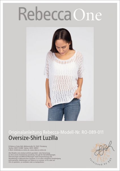 Anleitung - Oversize-Shirt Luzilla