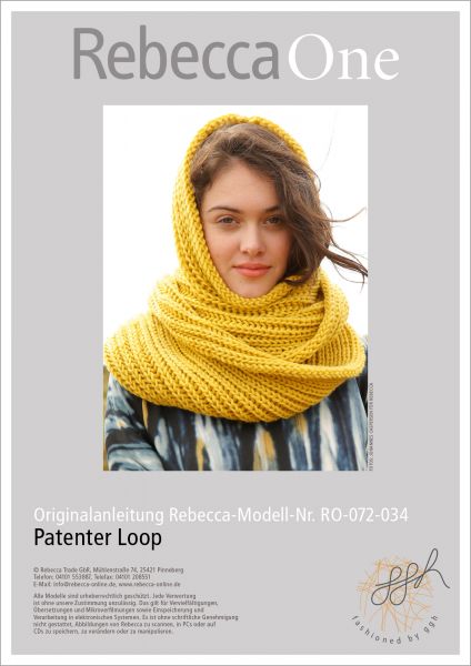 Knit pattern – patent loop