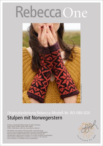 Anleitung - Stulpen mit Norwegerstern