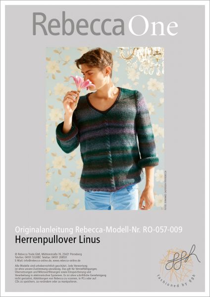 Strickanleitung - Herrenpullover Linus