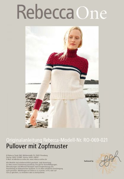 Pullover mit Zopfmuster