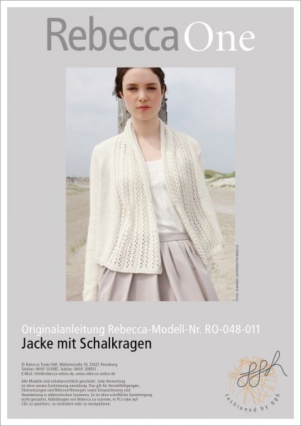 Anleitung Jacke mit Schalkragen