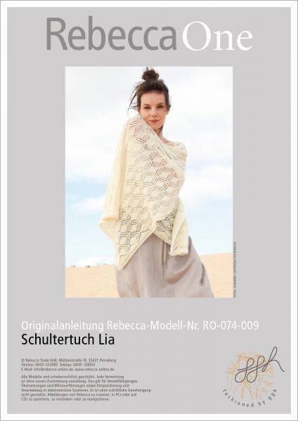 Strickanleitung - Schultertuch Lia