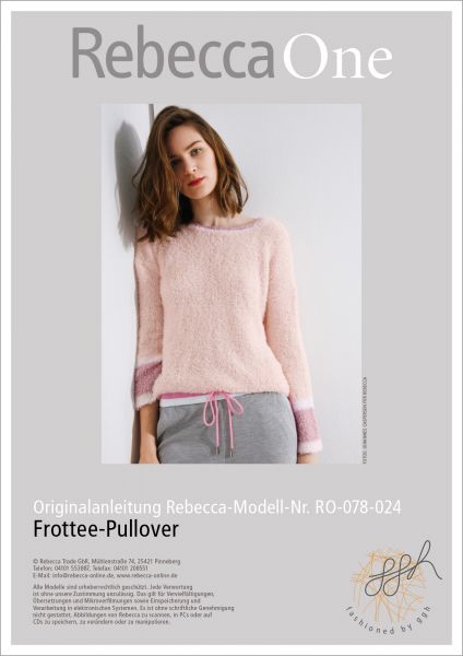 Anleitung - Frottee-Pullover