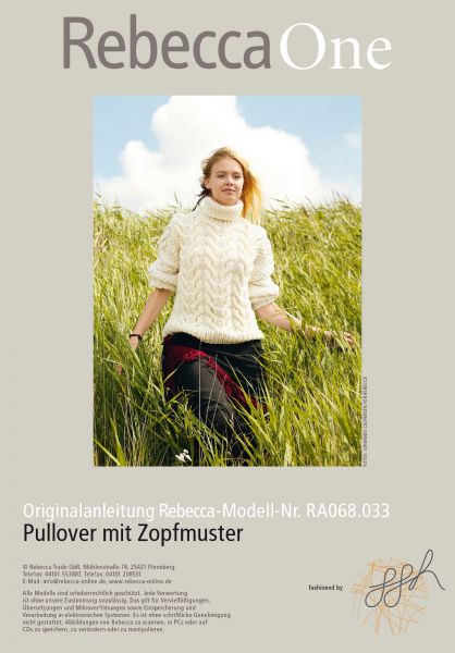 Pullover mit Zopfmuster