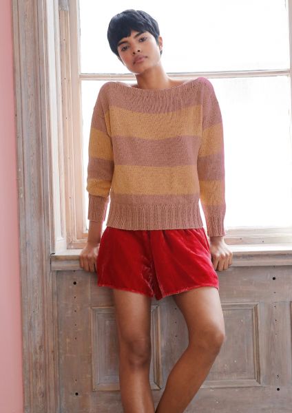 Block stripe jumper