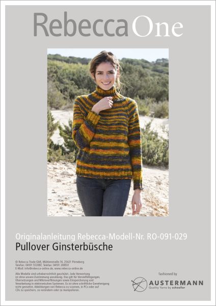 Anleitung - Pullover Ginsterbüsche