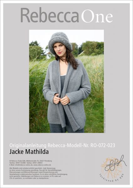 Knit pattern – Cropped jacket Mathilda