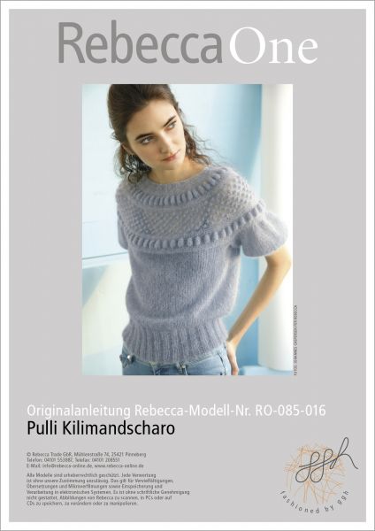 Anleitung - Pulli Kilimandscharo