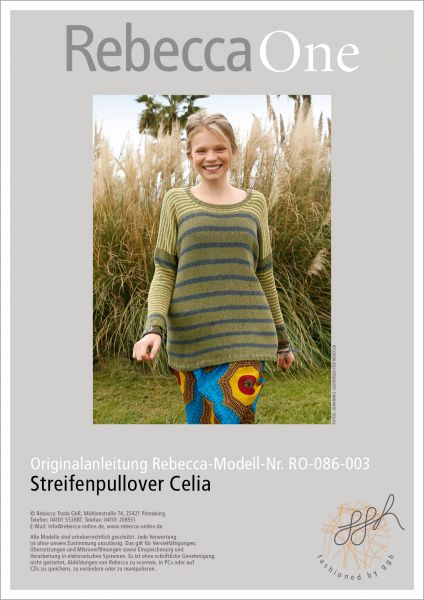 Strickanleitung – Streifenpullover Celia