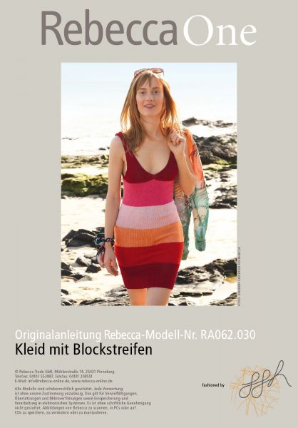 Kleid mit Blockstreifen