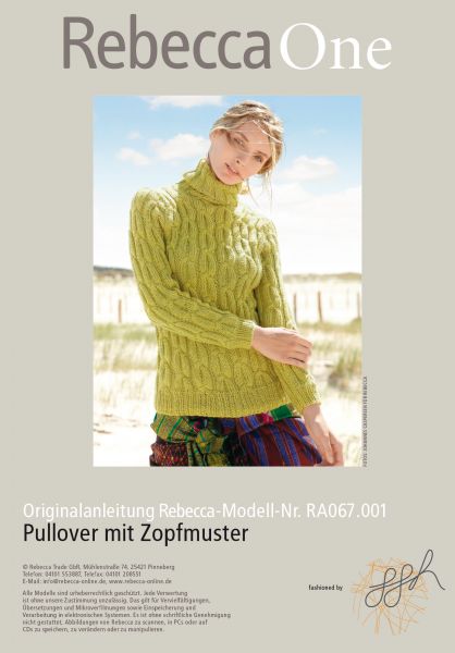 Pullover mit Zopfmuster