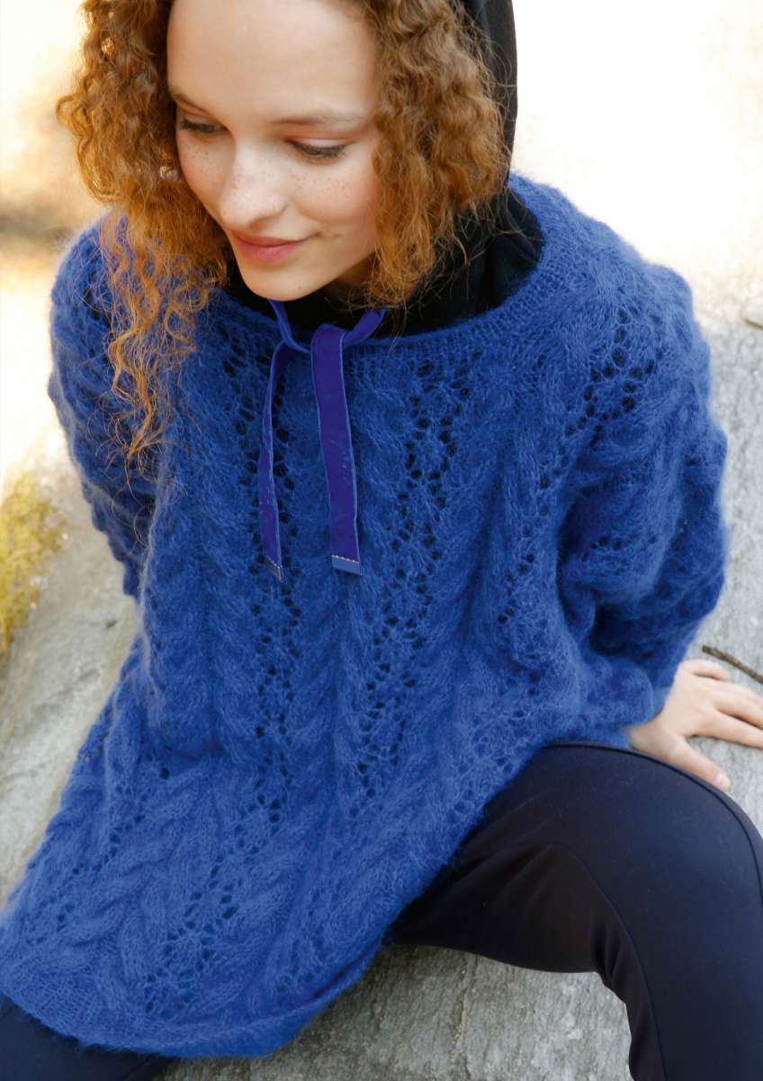 Mohair Sweater, Loose Knit Jumper, Light Oversize Pullover