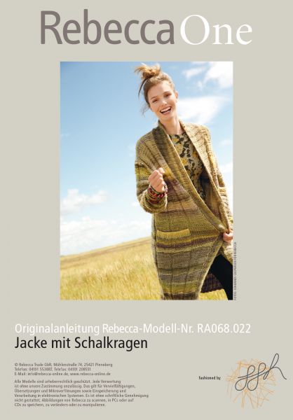 Jacke mit Schalkragen