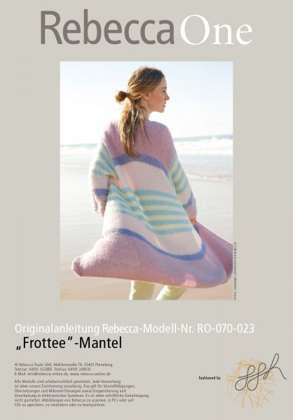 Strickmuster - "Frottee"-Mantel