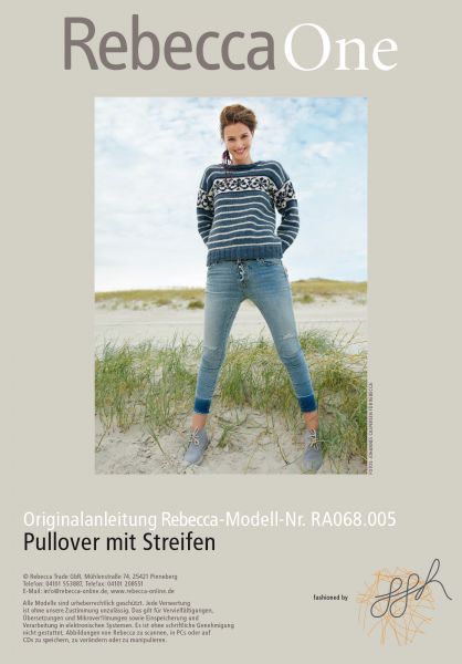 Pullover mit Streifen