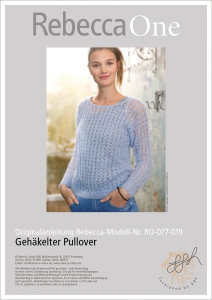 Strickanleitung - Gehäkelter Pullover