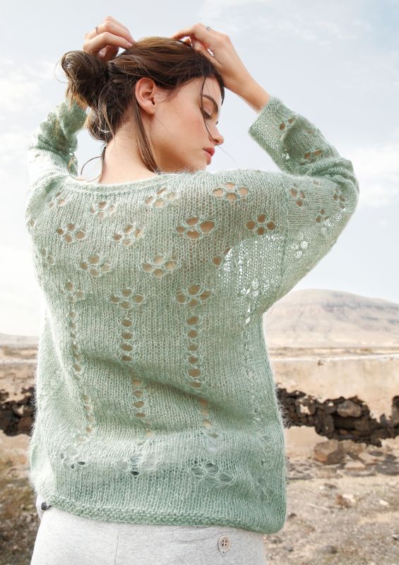 Pullover Häkeln Anleitung Kostenlos Lochmuster