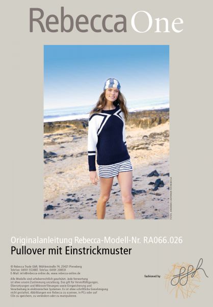 Pulllover mit Einstrickmuster