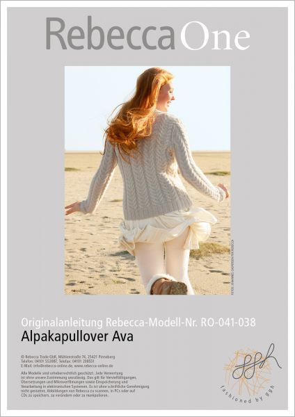 Strickanleitung: Alpakapullover Ava