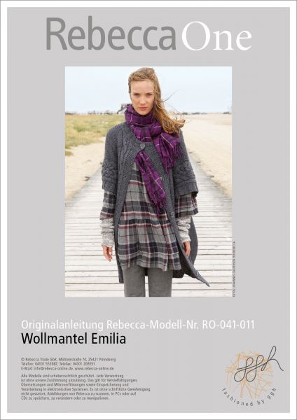 Strickanleitung: Wollmantel Emilia