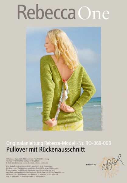 Pullover mit Rückenausschnitt