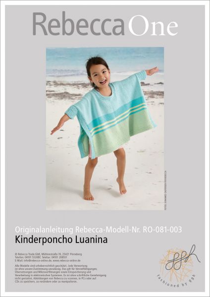 Anleitung - Kinderponcho Luanina