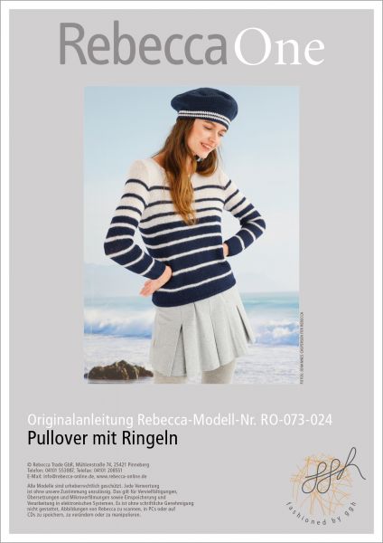 Strickanleitung - Pullover mit Ringeln