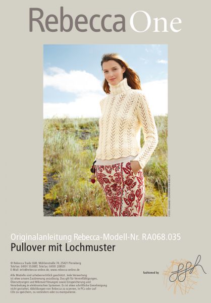 Pullover mit Lochmuster