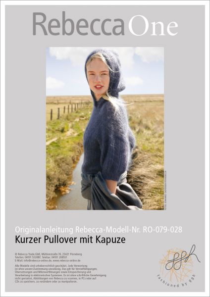 Anleitung - Kurzer Kapuzen-Pullover