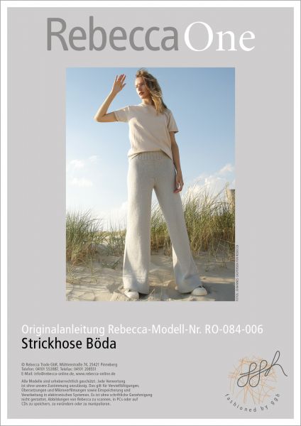 Anleitung - Strickhose Böda