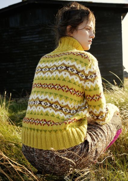 Jumper with jacquard pattern