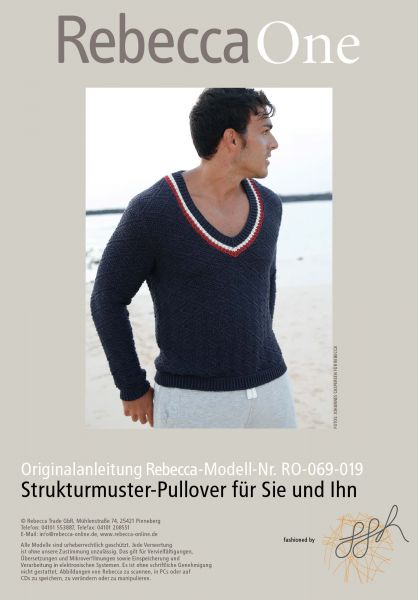 Strukturmusterpullover