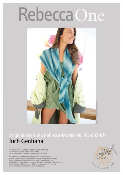 Pattern Shawl Gentiana