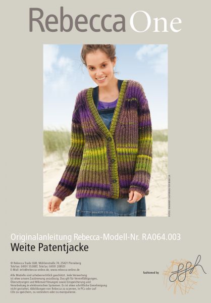 Weite Patentjacke
