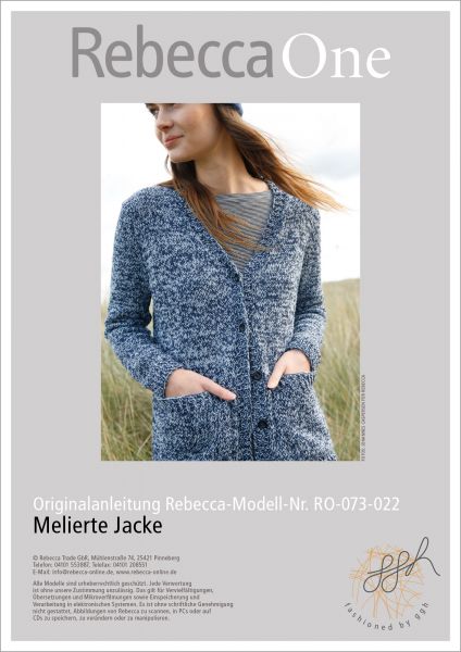 Strickanleitung - Melierte Jacke