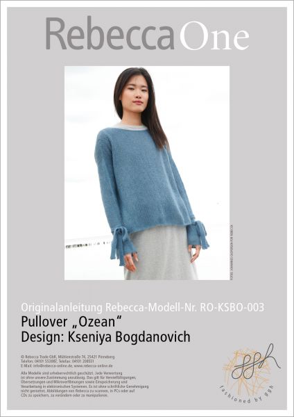 Anleitung - Pullover "Ozean"