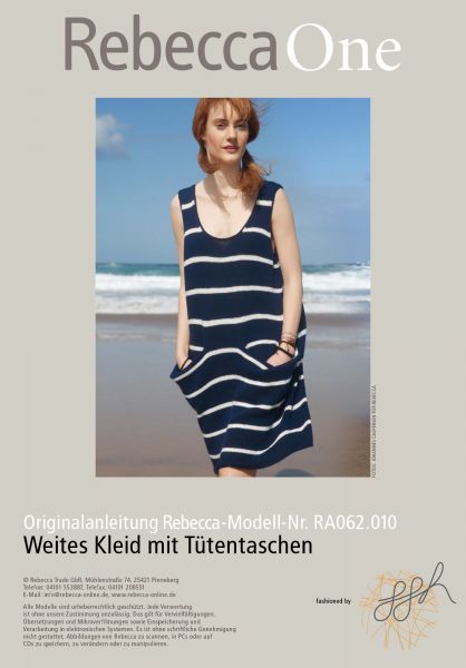 Weites Kleid mit Tütentaschen