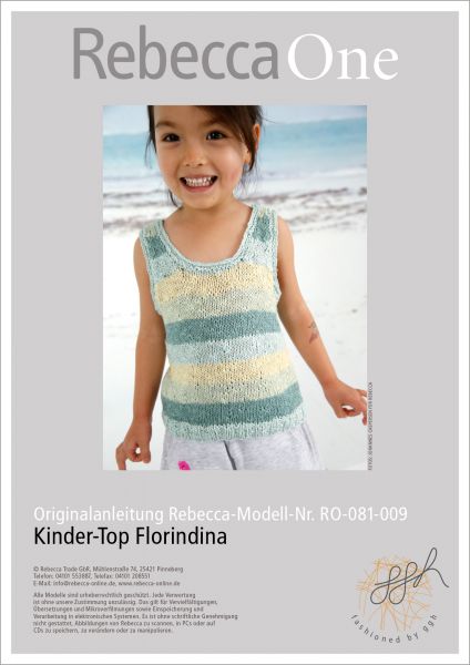 Anleitung - Kinder-Top Florindina