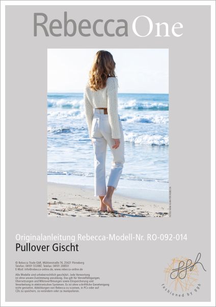 Anleitung - Pullover Gischt