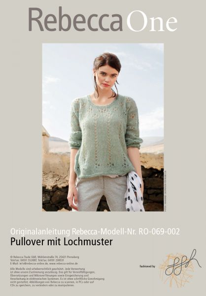 Pullover mit Lochmuster