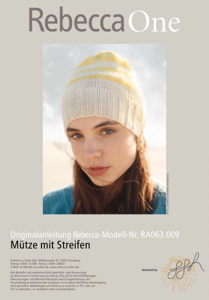 Mütze mit Streifen