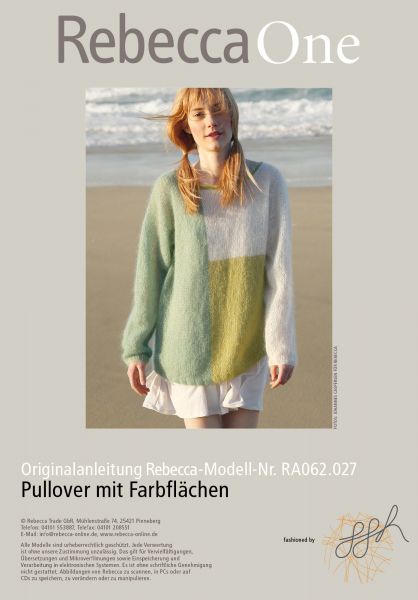 Pullover mit Farbflächen