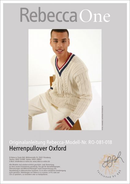 Anleitung - Herrenpullover Oxford