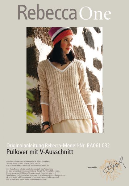 Pullover mit V-Ausschnitt